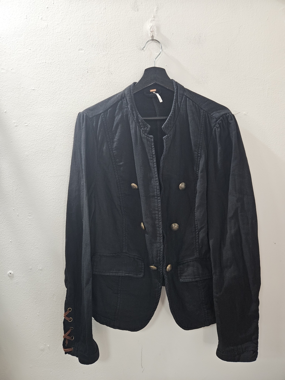 Free People Military-Style Button Jacket